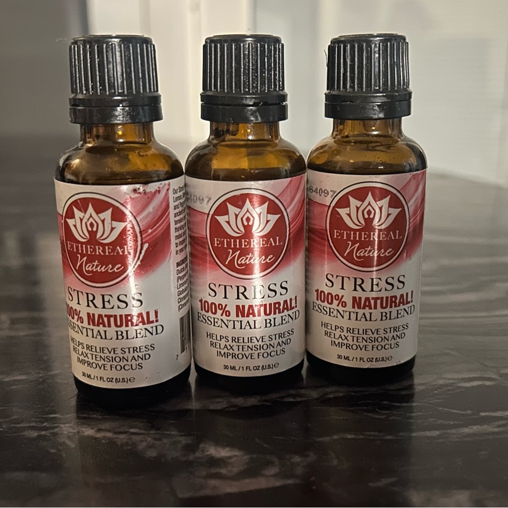 Stress 100% Natural Essential Blend - Set of 3